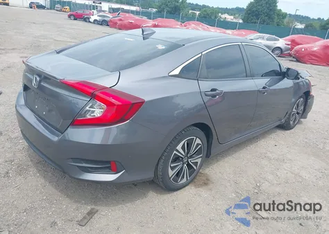 2017 Honda Civic Ex-L from USA, damaged, VIN 19XFC1F76HE209550